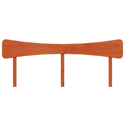 Hoofdbord 200 cm massief grenenhout wasbruin