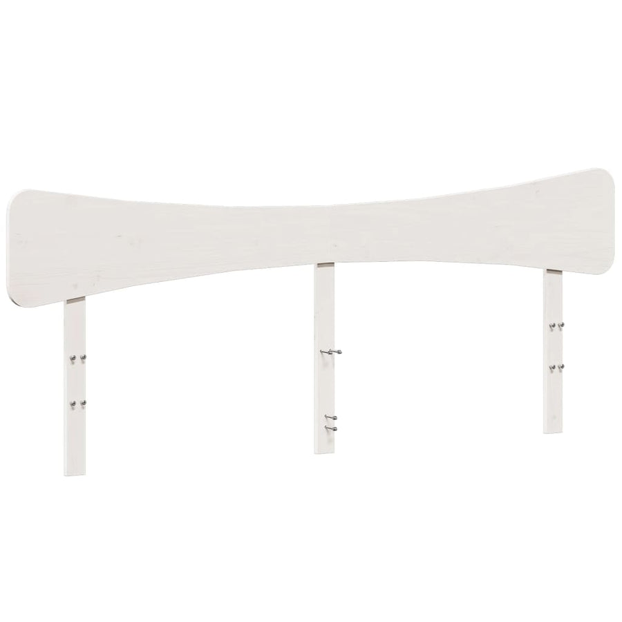 Hoofdbord 180 cm massief grenenhout wit