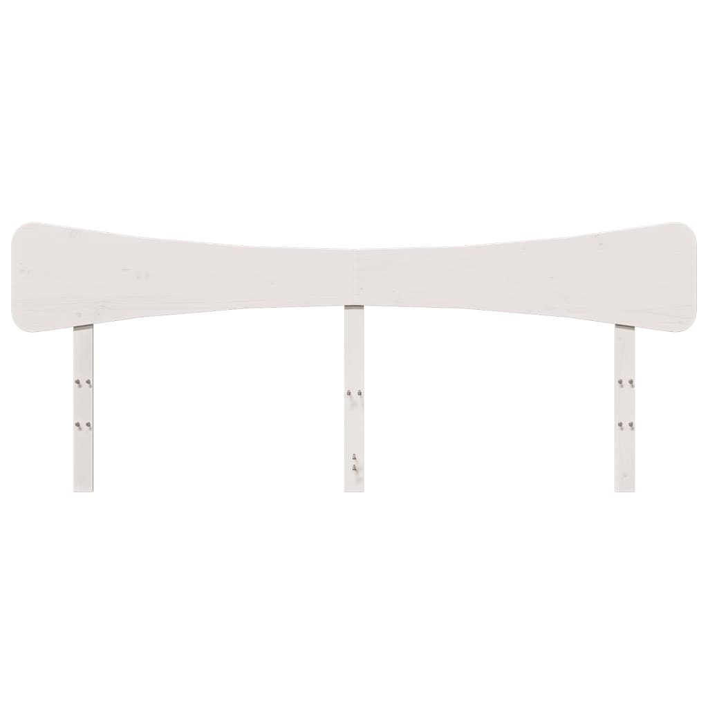 Hoofdbord 180 cm massief grenenhout wit
