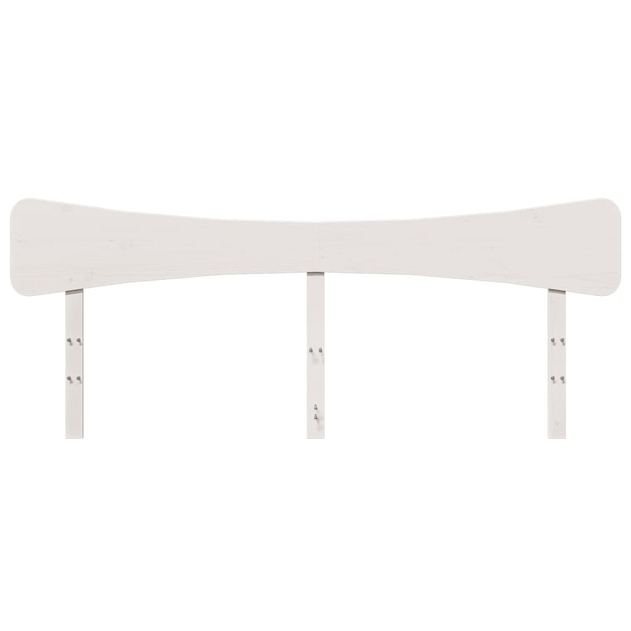 Hoofdbord 180 cm massief grenenhout wit
