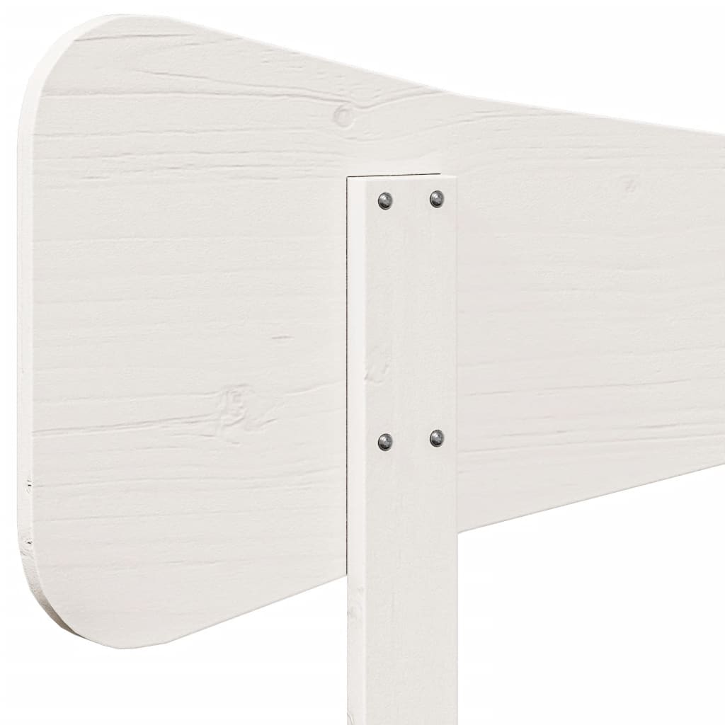 Hoofdbord 180 cm massief grenenhout wit
