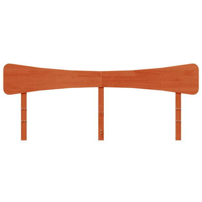 Hoofdbord 180 cm massief grenenhout wasbruin