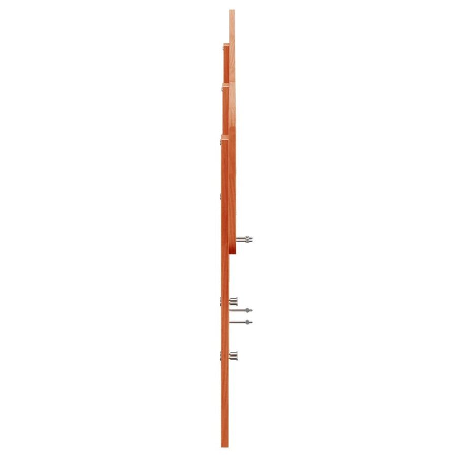 Hoofdbord 180 cm massief grenenhout wasbruin
