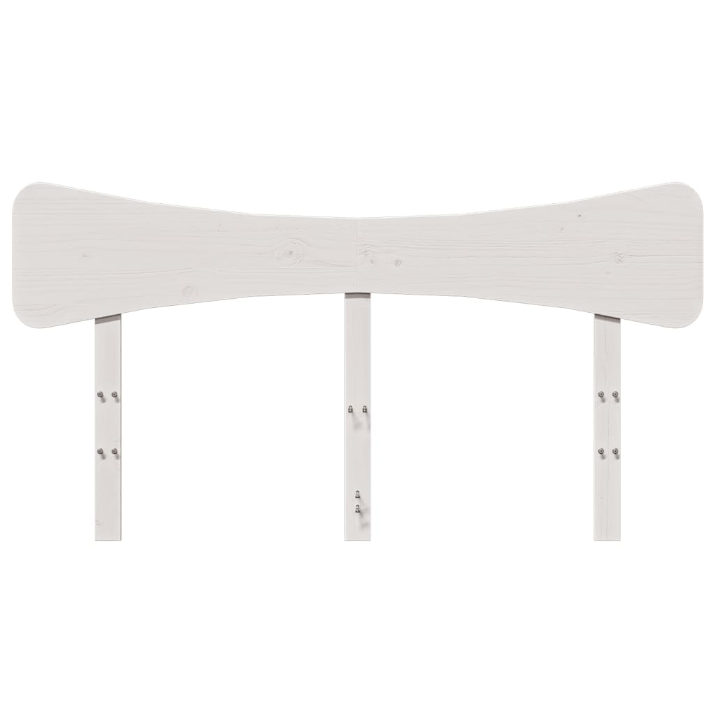 Hoofdbord 160 cm massief grenenhout wit