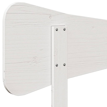 Hoofdbord 160 cm massief grenenhout wit