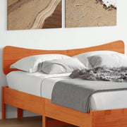 Hoofdbord 160 cm massief grenenhout wasbruin 165x3.5x81 cm
