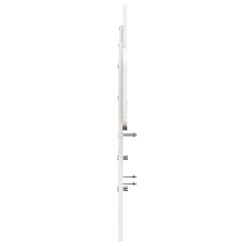 Hoofdbord 150 cm massief grenenhout wit