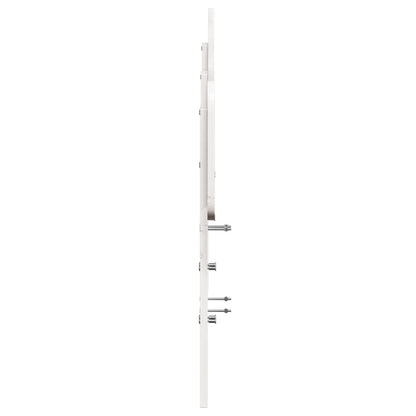 Hoofdbord 150 cm massief grenenhout wit
