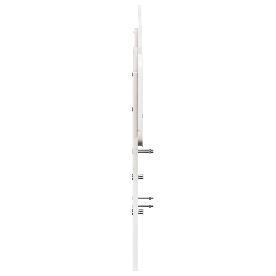Hoofdbord 150 cm massief grenenhout wit