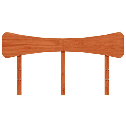 Hoofdbord 150 cm massief grenenhout wasbruin