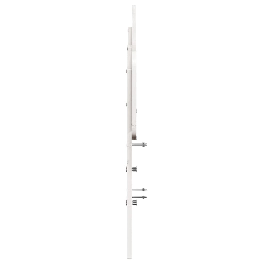 Hoofdbord 140 cm massief grenenhout wit