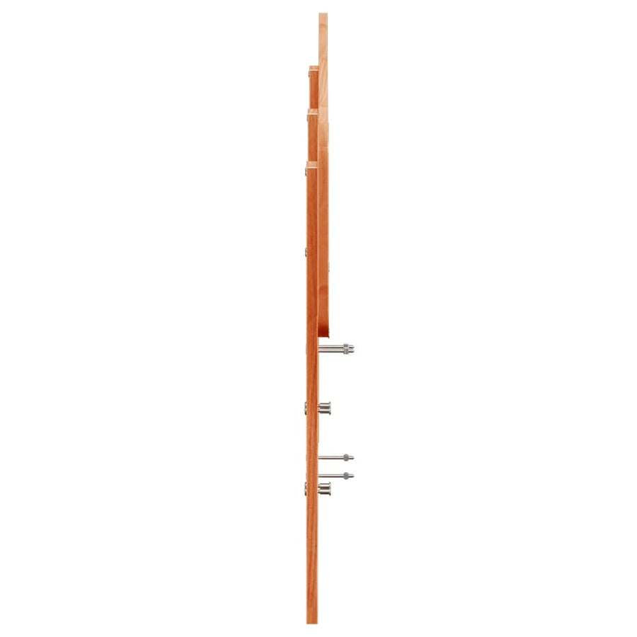 Hoofdbord 140 cm massief grenenhout wasbruin