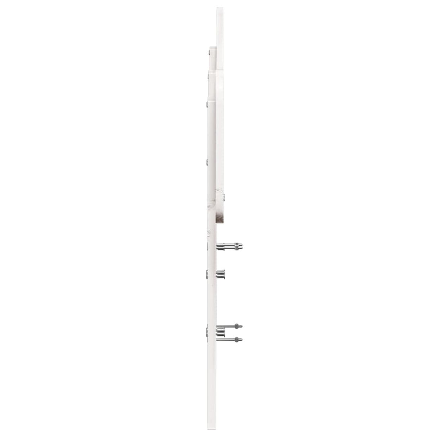 Hoofdbord 135 cm massief grenenhout wit