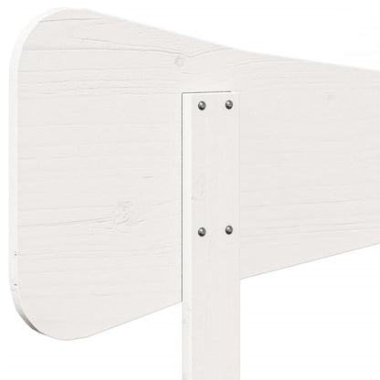 Hoofdbord 90 cm massief grenenhout wit