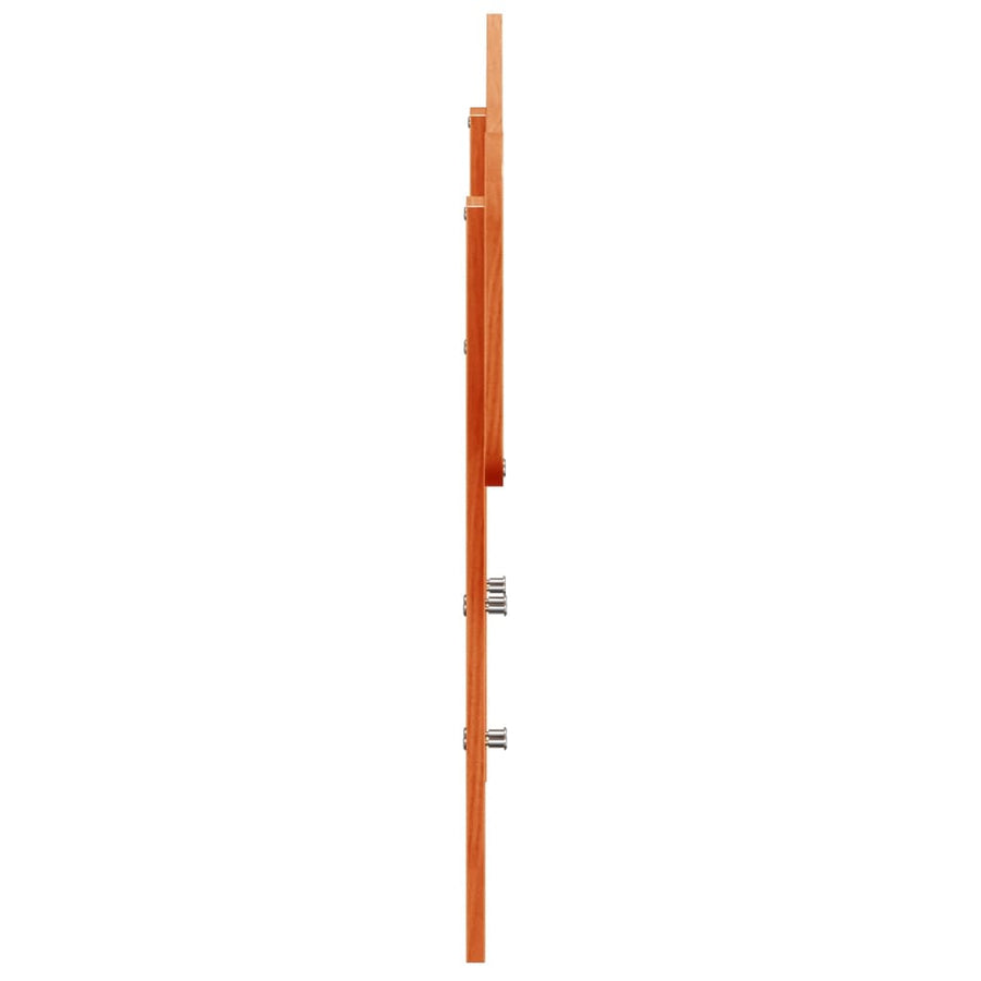 Hoofdbord 90 cm massief grenenhout wasbruin