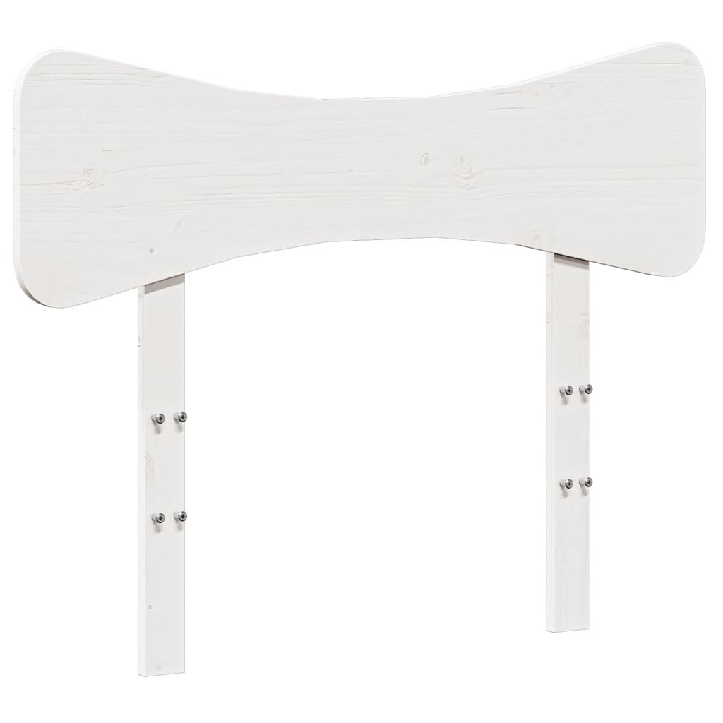 Hoofdbord 75 cm massief grenenhout wit