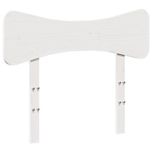 Hoofdbord 75 cm massief grenenhout wit