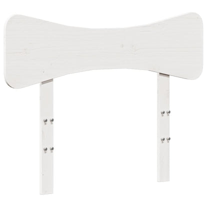 Hoofdbord 75 cm massief grenenhout wit