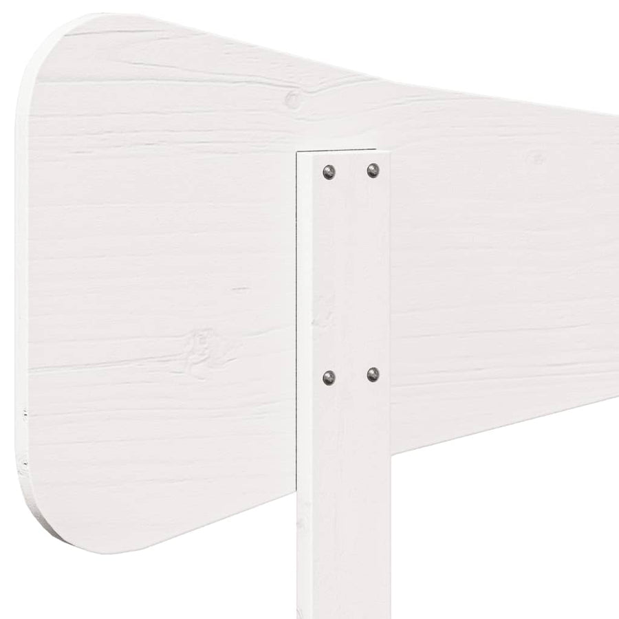 Hoofdbord 75 cm massief grenenhout wit
