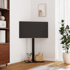 TV stand corner model 1-tier for 32-65 inch black