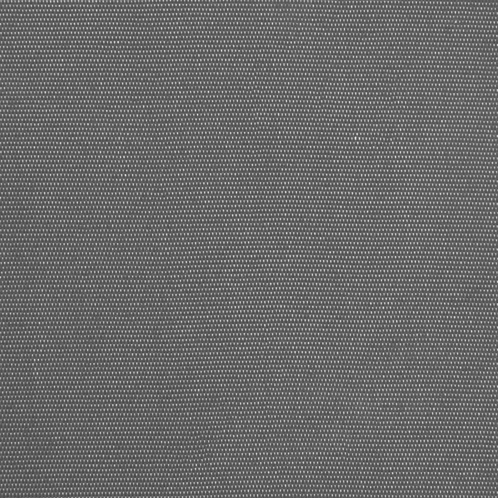 Luifel uittrekbaar 350x150 cm stof en staal antracietkleurig