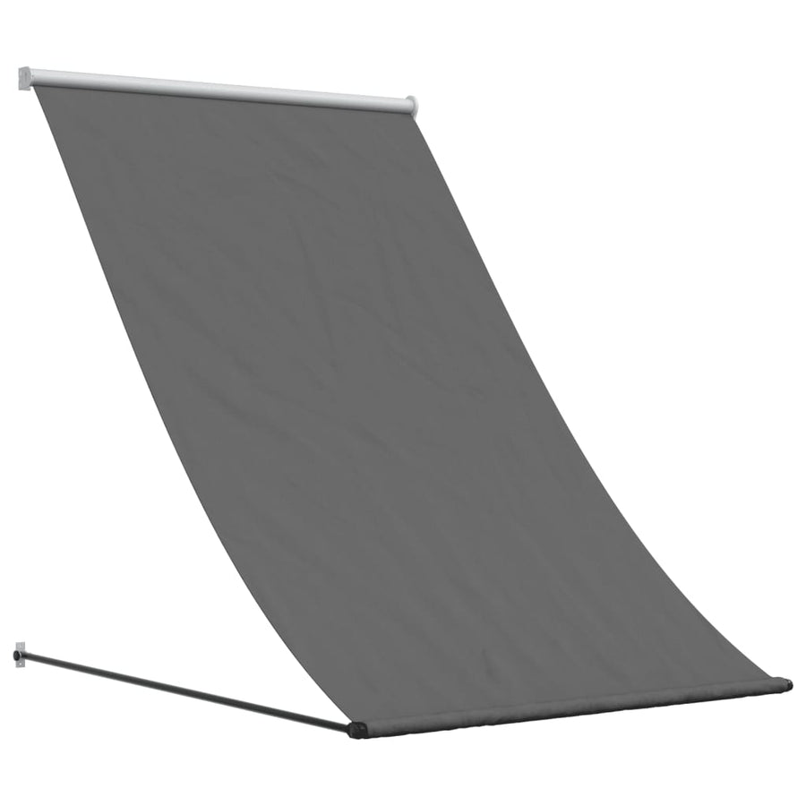 Luifel Uittrekbaar 150X150 Cm Stof En Staal Antracietkleurig