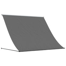Luifel Uittrekbaar 250X150 Cm Stof En Staal Antracietkleurig