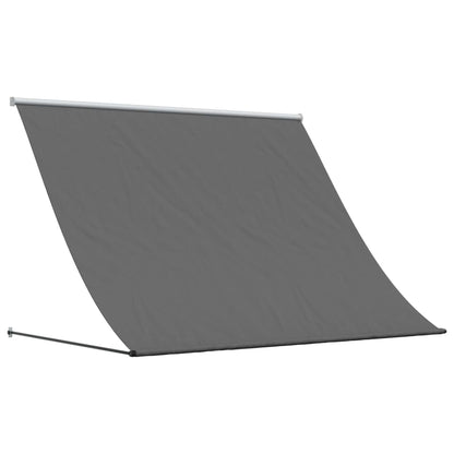 Luifel Uittrekbaar 250X150 Cm Stof En Staal Antracietkleurig