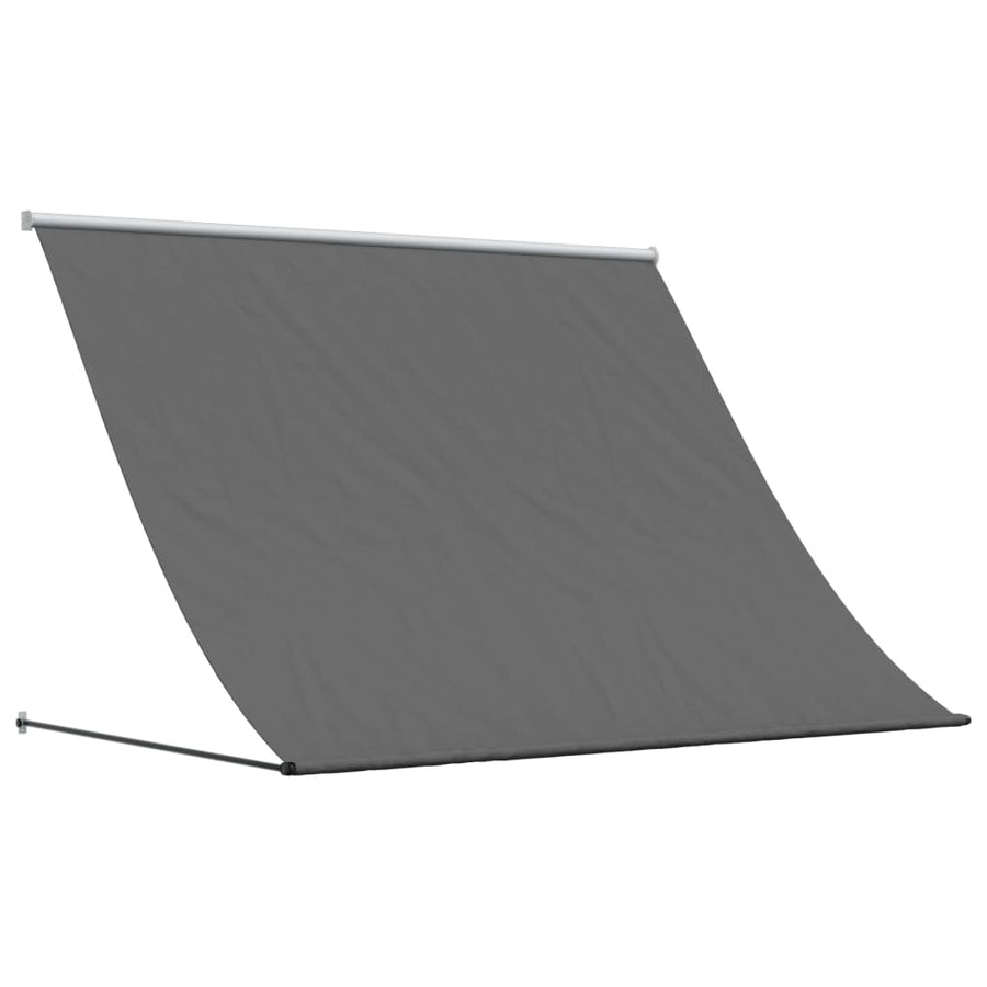 Luifel Uittrekbaar 250X150 Cm Stof En Staal Antracietkleurig
