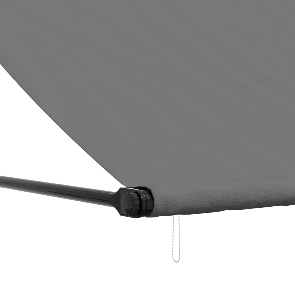 Luifel Uittrekbaar 250X150 Cm Stof En Staal Antracietkleurig