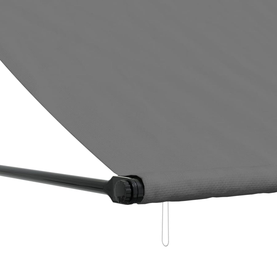 Luifel Uittrekbaar 250X150 Cm Stof En Staal Antracietkleurig