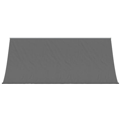 Luifel Uittrekbaar 300X150 Cm Stof En Staal Antracietkleurig Lichtgrijs