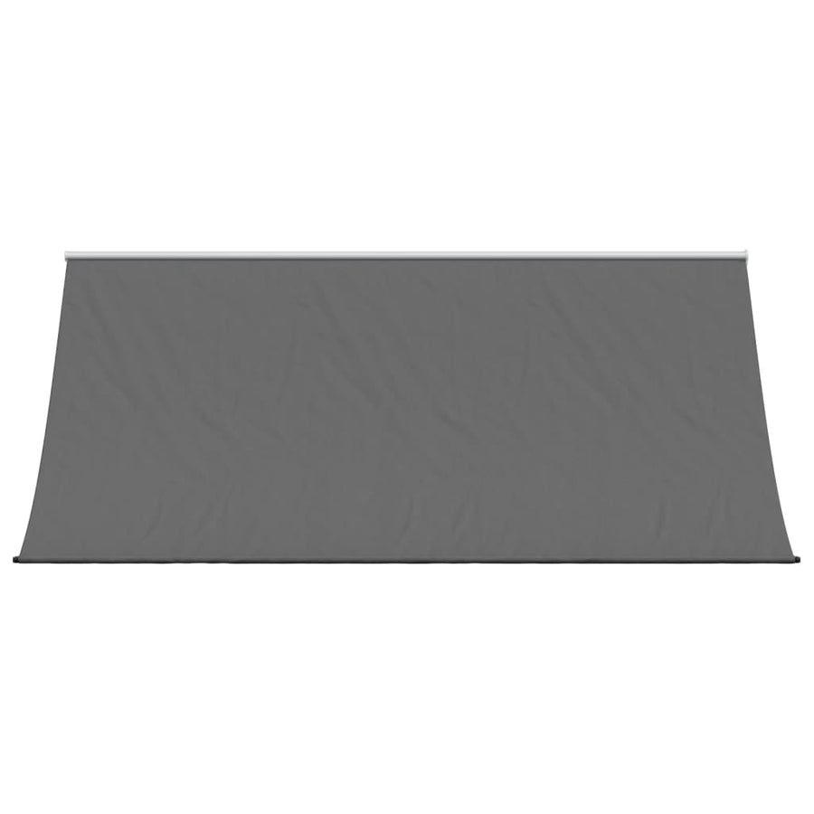 Luifel Uittrekbaar 300X150 Cm Stof En Staal Antracietkleurig Lichtgrijs
