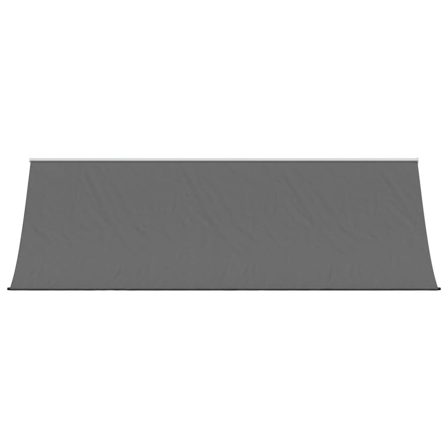 Luifel Uittrekbaar 350X150 Cm Stof En Staal Antracietkleurig Donkerbruin