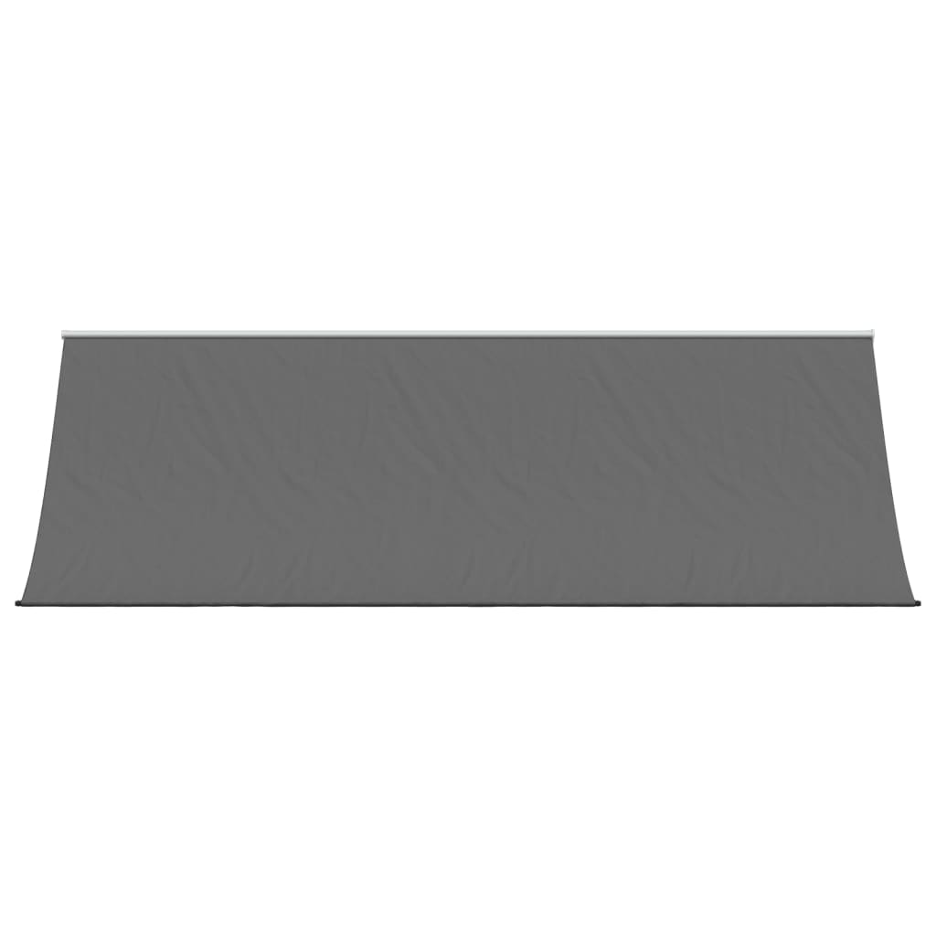 Luifel Uittrekbaar 400X150 Cm Stof En Staal Antracietkleurig Lichtgrijs