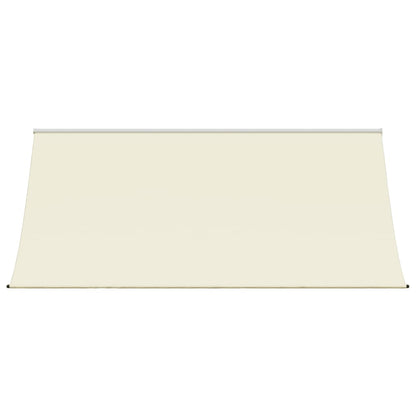 Luifel Uittrekbaar 300X150 Cm Stof En Staal Crèmekleurig Lichtgrijs
