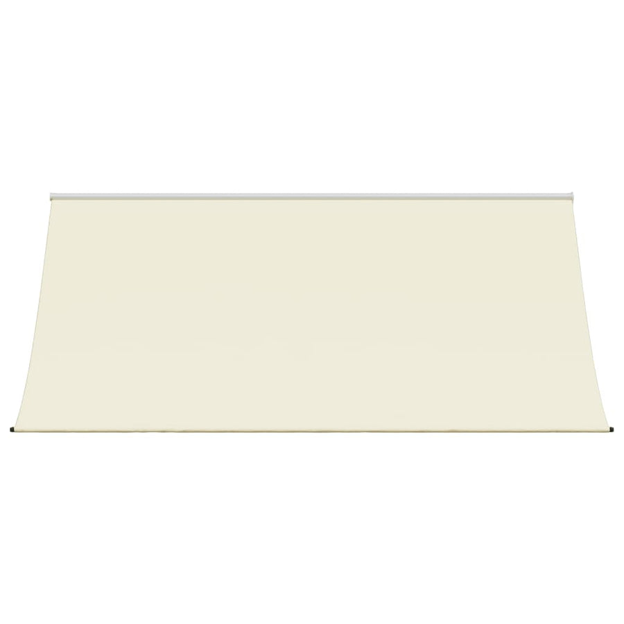Luifel Uittrekbaar 300X150 Cm Stof En Staal Crèmekleurig Lichtgrijs