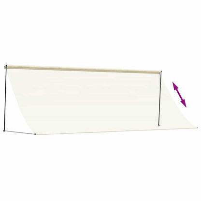 Luifel Uittrekbaar Stof En Staal Kleurig 350 x 150 cm