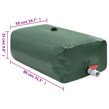 Watertank met kraan opvouwbaar 100 L PVC