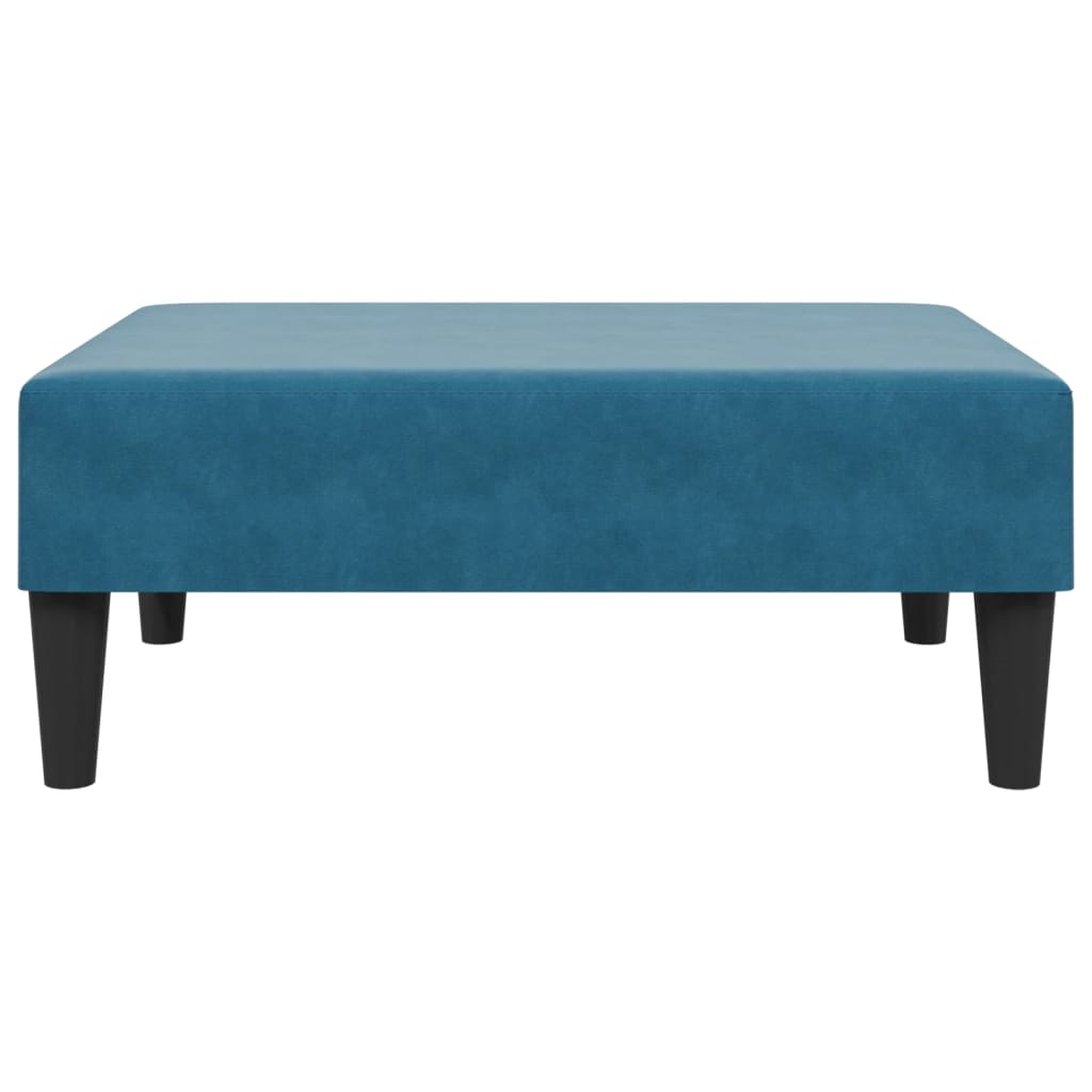 2-Delige Loungeset Fluweel Blauw