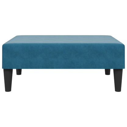2-Delige Loungeset Fluweel Blauw