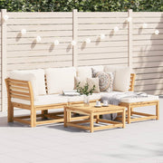 Loungeset 5-delig massief acaciahout