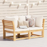 Tuinbank 2-zits massief acaciahout 146x73x65 cm