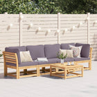 Loungeset massief acaciahout 4-delig