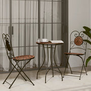 Bistroset mozaïek keramiek ijzer 50x70 cm