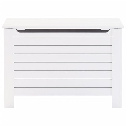 Opbergbox met deksel RANA 100x49x54 cm massief grenenhout wit