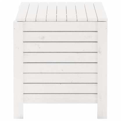 Opbergbox met deksel RANA 100x49x54 cm massief grenenhout wit