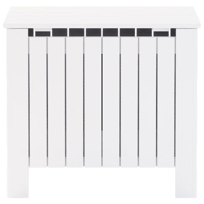 Opbergbox met deksel RANA 60x49x54 cm massief grenenhout wit