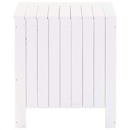 Opbergbox met deksel RANA 60x49x54 cm massief grenenhout wit