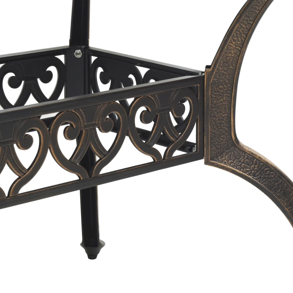 5-Delige Tuinset Gegoten Aluminium Kleurig 4